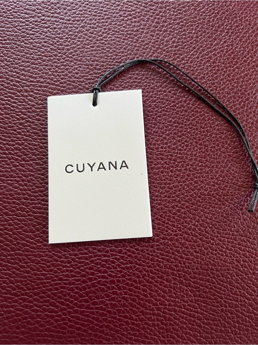 Cuyana Convertible Leather Laptop Sleeve 13-14-inch in Cherry - Picture 5 of 6